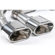 Milltek Valved Cat Back System Range Rover Sport L461 P400 3.0 22 + Polished Oval Exhaust Systems