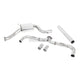 Milltek Volkswagen Golf MK7.5 GTi (Non Performance Pack Models & Non-GPF Equipped Models Only) 2017-2018 Cat-back Exhaust - Non-Resonated GT-100 Cerakote Black Trims