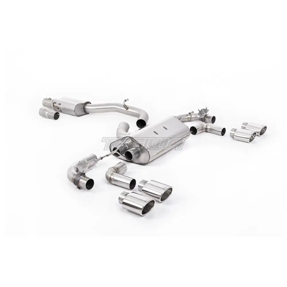 Milltek Volkswagen Golf Mk7.5 R 2.0 TSI 300PS (GPF Equipped Models Only) - 80mm Race Systems 2019-2022 Cat-back Exhaust