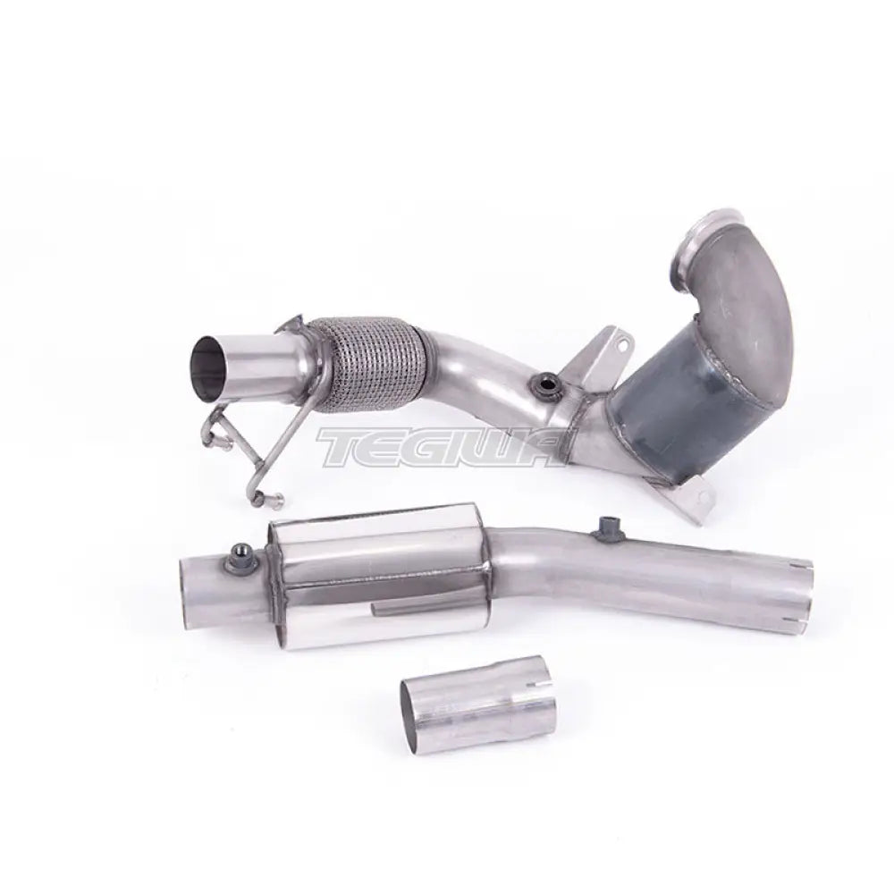 Milltek Volkswagen Polo GTI 2.0 TSI (AW 5 Door) - GPF/OPF Models Only 2019-2023 Hi-Flow Sports Cat and Downpipe Exhaust - Non-Resonated Fits with Milltek System - SSXVW553