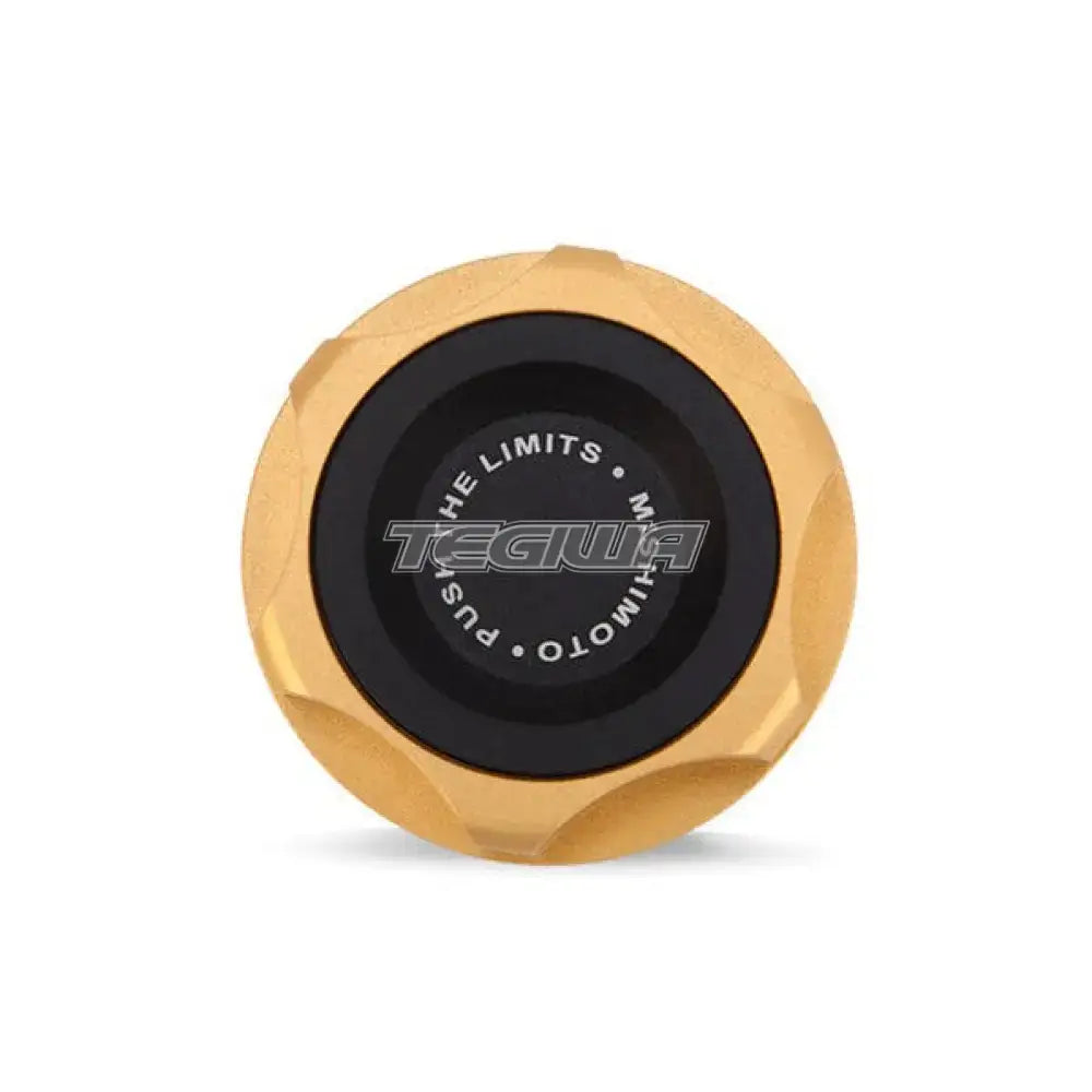 Mishimoto Limited Edition Oil Filler Cap Subaru - Colour: Gold - CLEARANCE SALE Engine Bay