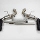 Mishimoto Quad Tip Pro Axleback Exhaust System Chevrolet Camaro SS 16+