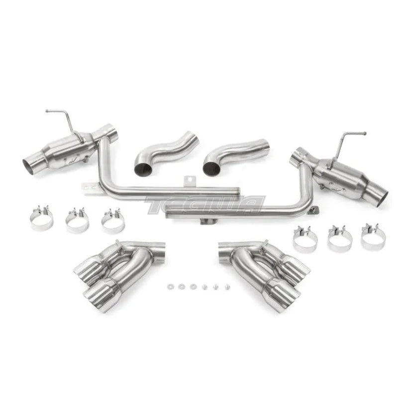 Mishimoto Quad Tip Pro Axleback Exhaust System Chevrolet Camaro SS 16+