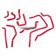 Mishimoto Silicone Ancillary Hose Kit Subaru WRX 01-05