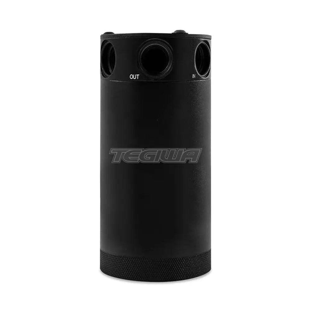 Mishimoto XL Compact Baffled Oil Catch Can 3-Port Black