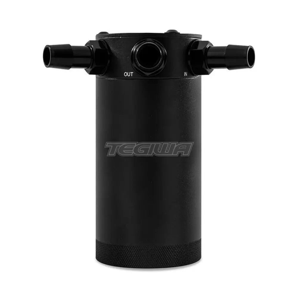 Mishimoto XL Compact Baffled Oil Catch Can 3-Port Black