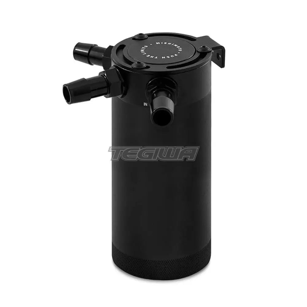 Mishimoto XL Compact Baffled Oil Catch Can 3-Port Black