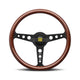 Momo Indy Heritage Steering Wheel 350Mm Mahogany Wood/Black Spoke Wheels And Accessories