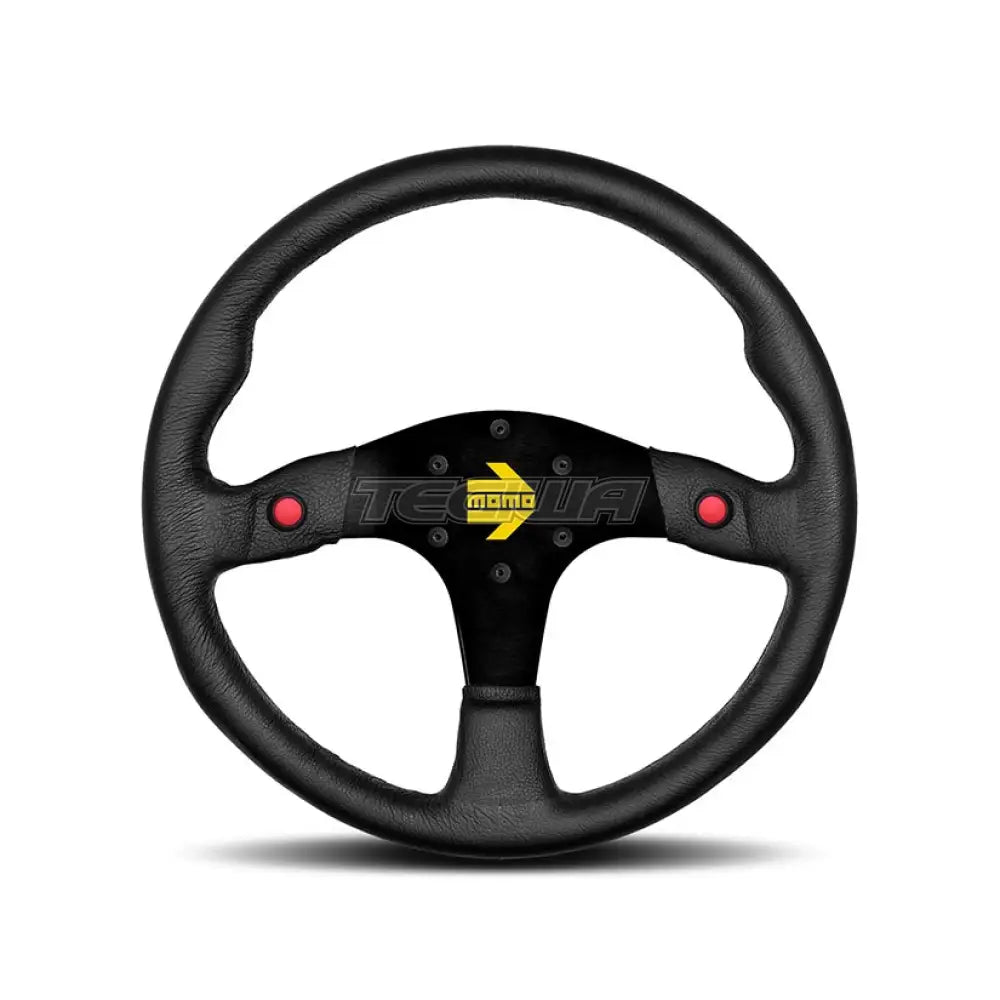 Momo Model 80 - 350Mm Steering Wheel Black Leather Wheels And Accessories
