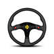Momo Model 80 - 350Mm Steering Wheel Black Leather Wheels And Accessories