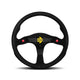 Momo Model 80 - 350Mm Steering Wheel Black Suede Wheels And Accessories