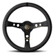Momo Model07 - 60Th Anniversary Ltd Edition Black Leather 350Mm Steering Wheel Wheels And