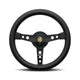 Momo Prototipo Steering Wheel 320Mm-370Mm Black Spoke/Black Leather 320Mm Wheels And Accessories