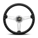 Momo Retro - Black Leather 360Mm Steering Wheel Wheels And Accessories