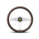 Momo Super Grand Prix - Mahogany Wood/Chrome Spoke 350Mm Steering Wheel Wheels And Accessories