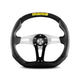 Momo Trek - Black Alcantara/Black Leather 350Mm Steering Wheel Wheels And Accessories