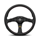 Momo Tuner - Black Leather 350Mm Steering Wheel Wheels And Accessories