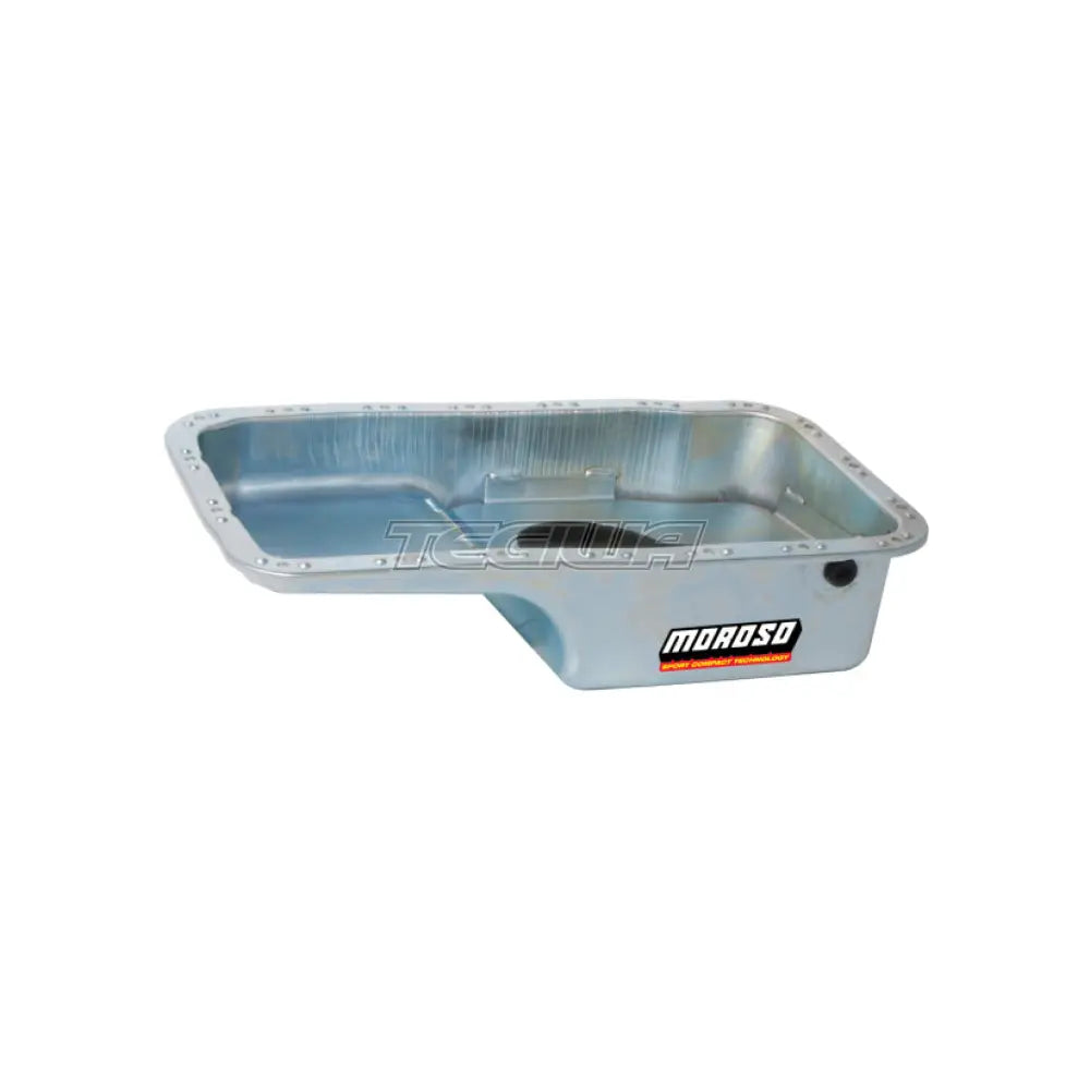 Moroso Oil Sump Pan Stock Depth With Drainbacks Honda B Series Pans & Baffles