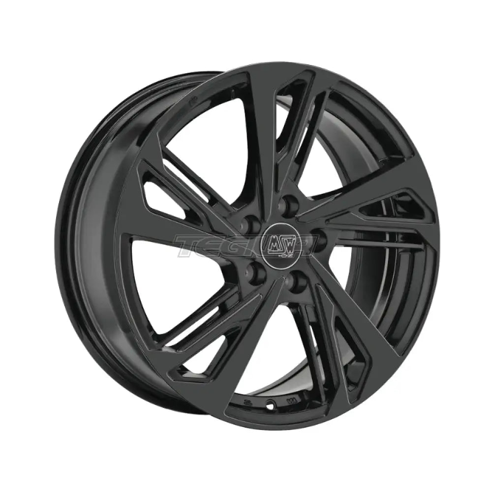 MSW All Season 60 Alloy Wheel 17x7 ET45 5x112 Gloss Black 57.1mm CB Alloy Wheels