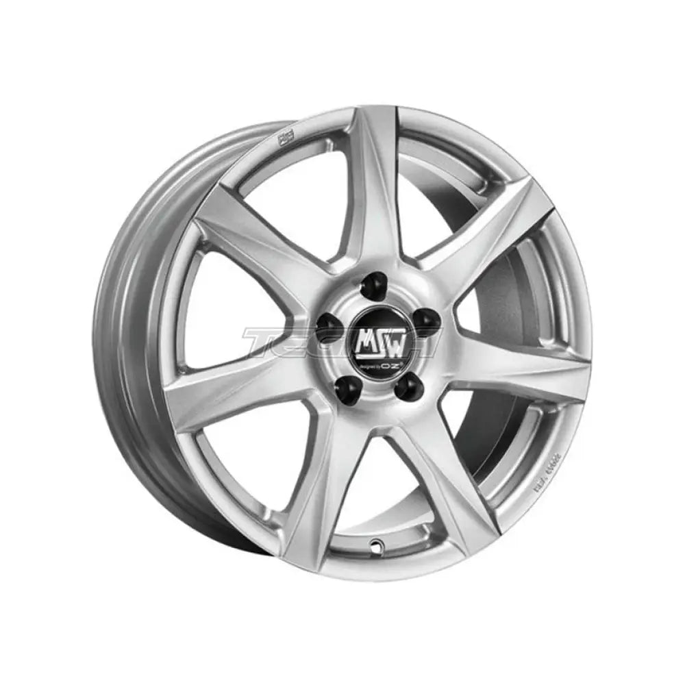 MSW All Season 77 Alloy Wheel 16x7 ET48 5x112 Full Silver 66.6mm CB Alloy Wheels