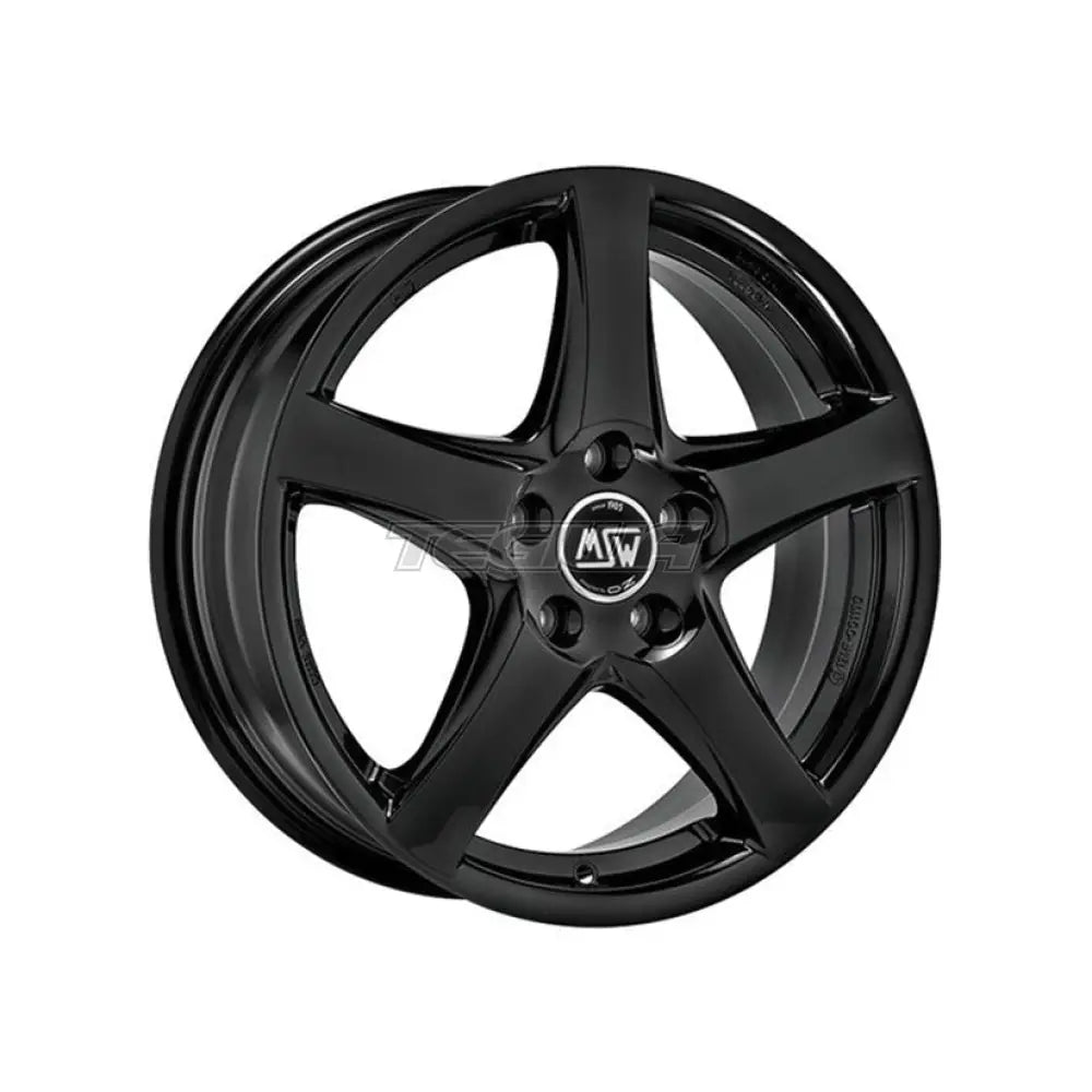 MSW All Season 78 Alloy Wheel 17x6.5 ET49 5x112 Gloss Black 66.6mm CB Alloy Wheels