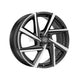 MSW All Season 80-4 Alloy Wheel 17x5 ET40 4x100 Gloss Black Full Polished 54.1mm CB Alloy Wheels