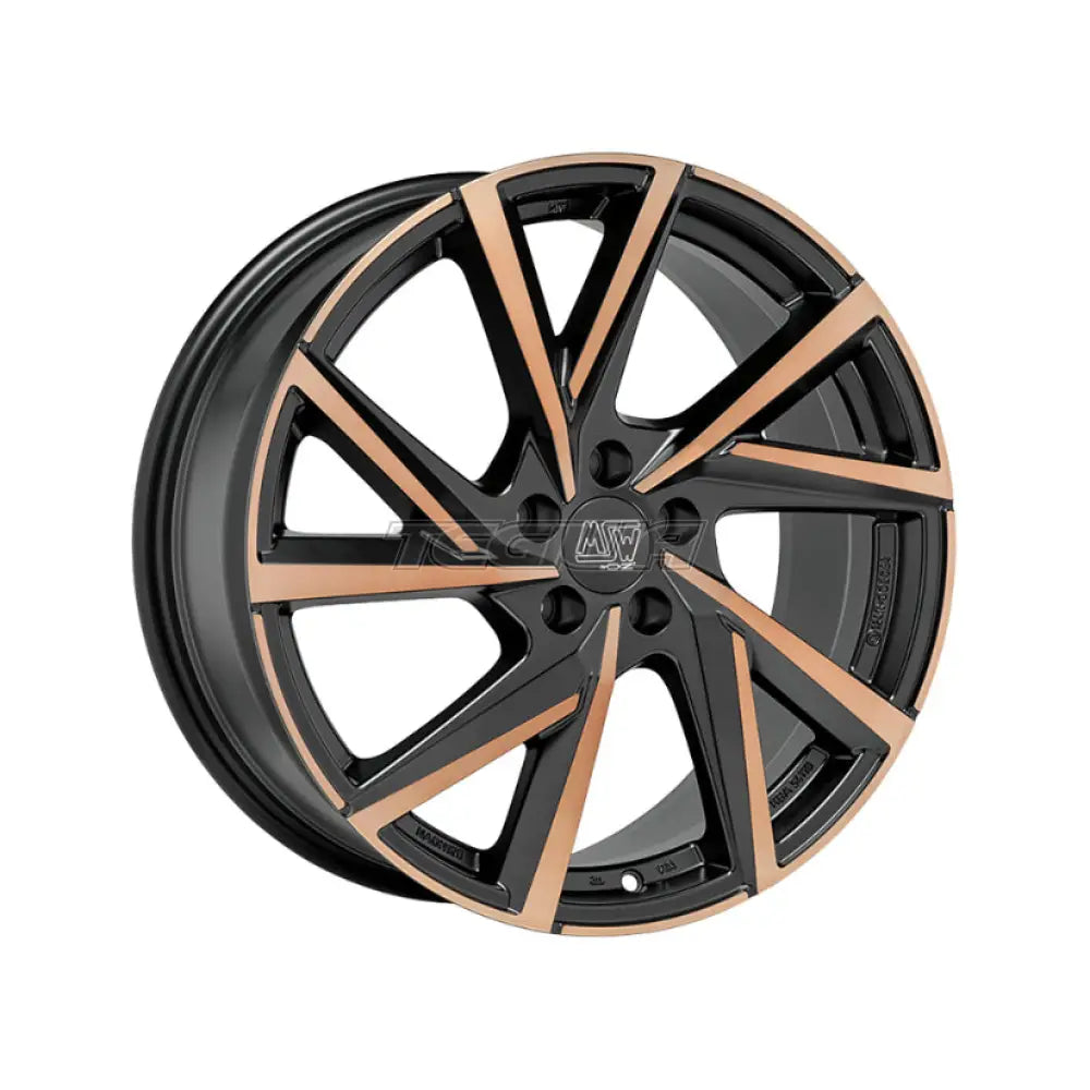 MSW All Season 80-5 Alloy Wheel 18x8 ET40 5x112 Matt Black Copper Fp 57.1mm CB Alloy Wheels