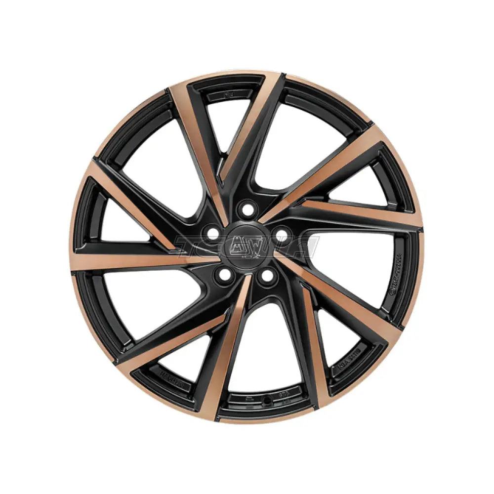 MSW All Season 80-5 Alloy Wheel 18x8 ET40 5x112 Matt Black Copper Fp 57.1mm CB Alloy Wheels