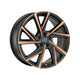 MSW All Season 80-5 Alloy Wheel 19x8 ET40 5x112 Matt Black Copper Fp 57.1mm CB Alloy Wheels