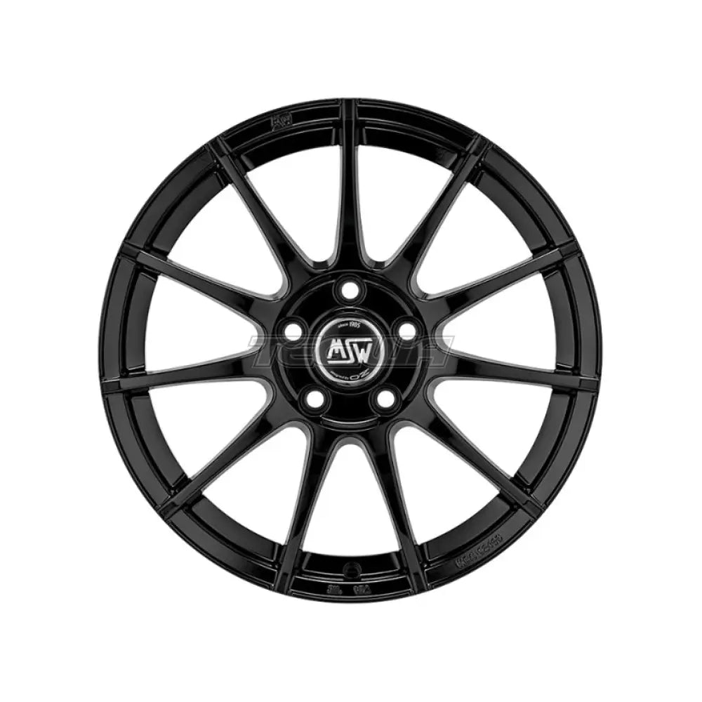 MSW All Season 85 Alloy Wheel 18x8 ET35 5x112 Gloss Black 73mm CB Alloy Wheels