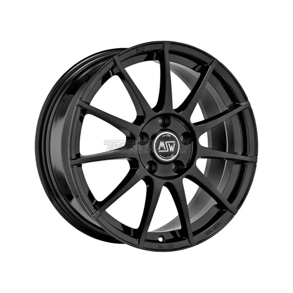 MSW All Season 85 Alloy Wheel 18x8 ET50 5x112 Gloss Black 73mm CB Alloy Wheels