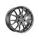 MSW Avantgarde 25 Alloy Wheel 19x8 ET48 5x112 Matt Titanium 73mm CB Alloy Wheels