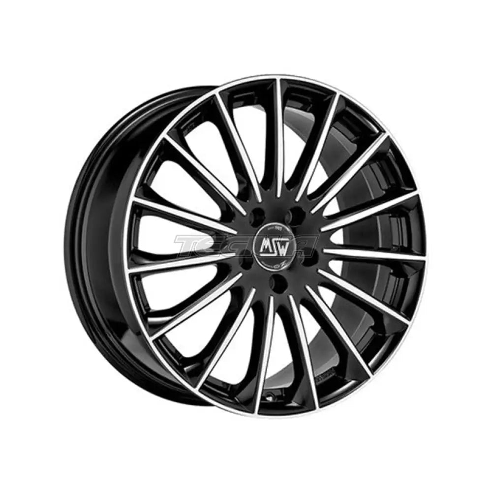 MSW Avantgarde 30 Alloy Wheel 19x8 ET19 5x112 Gloss Black Full Polished 73mm CB Alloy Wheels