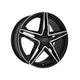 MSW Avantgarde 31 Alloy Wheel 19x8 ET30 5x112 Gloss Black Full Polished 73mm CB Alloy Wheels