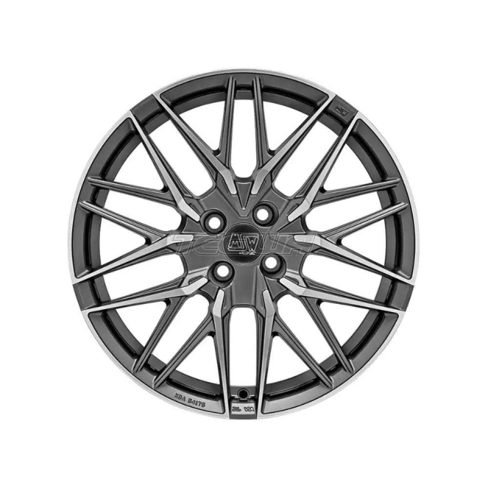 MSW Avantgarde 50-4 Alloy Wheel 17x7 ET37 4x100 Matt Gunmetal Full Polished 63.4mm CB Alloy Wheels