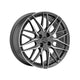MSW Avantgarde 50-4 Alloy Wheel 17x7 ET42 4x100 Matt Gunmetal Full Polished 63.4mm CB Alloy Wheels