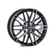 MSW Avantgarde 72 Alloy Wheel 18x8 ET42 5x112 Gloss Black Full Polished 73mm CB Alloy Wheels