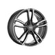 MSW Avantgarde 73 Alloy Wheel 18x8 ET50 5x112 Gloss Dark Grey Full Polished 73mm CB Alloy Wheels