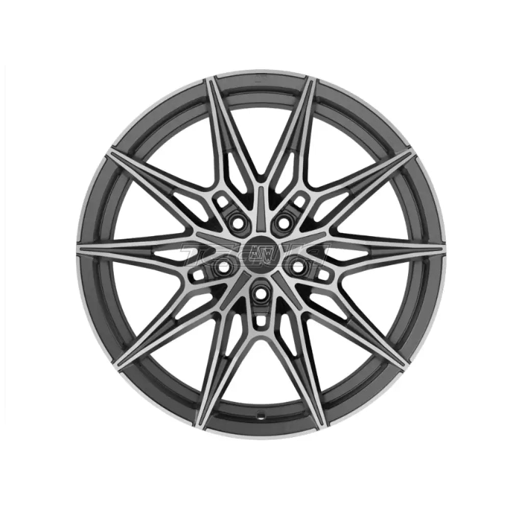 MSW Avantgarde 75 Alloy Wheel 19x8.5 ET45 5x120 Matt Gunmetal Full Polished 72.6mm CB Alloy Wheels