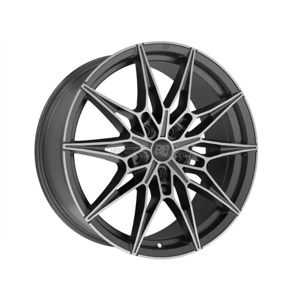 MSW Avantgarde 75 Alloy Wheel 19x8 ET35 5x120 Matt Gunmetal Full Polished 72.6mm CB Alloy Wheels