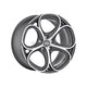 MSW Avantgarde 82 Alloy Wheel 18x8 ET50 5x108 Matt Gunmetal Full Polished 63.4mm CB Alloy Wheels
