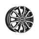 MSW Off-Road & Van 48 Alloy Wheel 16x6.5 ET50 6x120 Gloss Black Full Polished 74.6mm CB Alloy Wheels