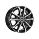 MSW Off-Road & Van 48 Van Alloy Wheel 17x7 ET68 5x130 Gloss Black Full Polished 78.1mm CB Alloy Wheels