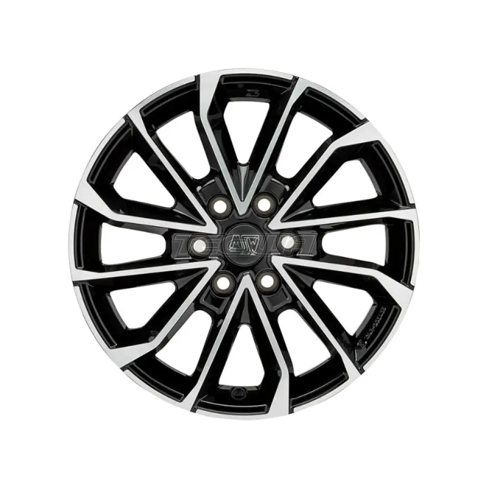 MSW Urban Cross 42 Van Alloy Wheel 17x6.5 ET50 6x120 Gloss Black Full Polished 74.6mm CB Alloy Wheels