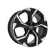 MSW Urban Cross 43 Alloy Wheel 19x7 ET47.5 5x108 Gloss Black Full Polished 63.4mm CB Alloy Wheels