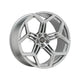 MSW Urban Cross 53 Alloy Wheel 21x10.5 ET19 5x112 Hyper Silver 66.6mm CB Alloy Wheels