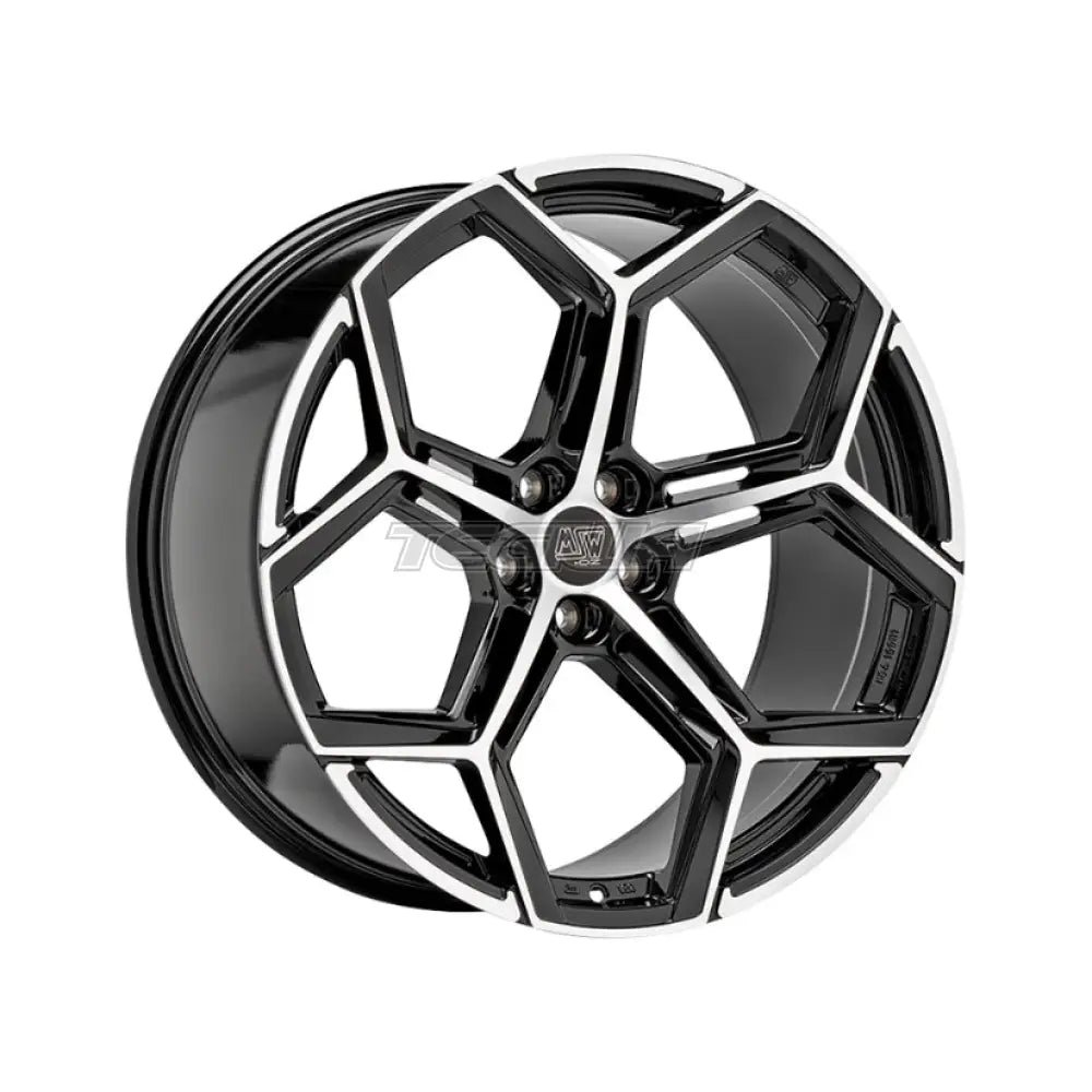 MSW Urban Cross 53 Alloy Wheel 22x10.5 ET19 5x112 Gloss Black Full Polished 66.6mm CB Alloy Wheels