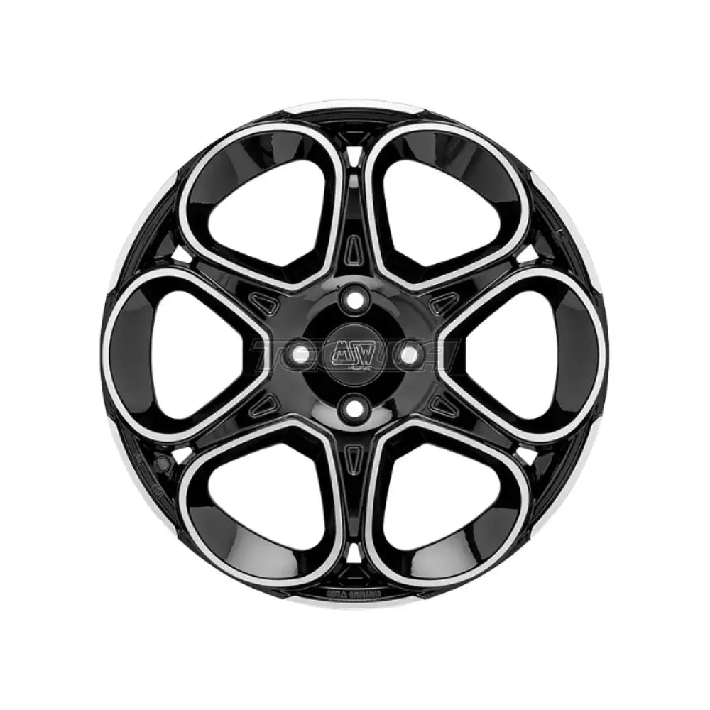 MSW Urban Cross 83 Alloy Wheel 17x7 ET47 4x108 Gloss Black Full Polished 63.4mm CB Alloy Wheels