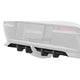 Mugen Carbon Fibre Sport Exhaust Rear Diffuser Honda Prelude BF1 26+ - Standard Diffuser - Splitters Skirts & Diffusers