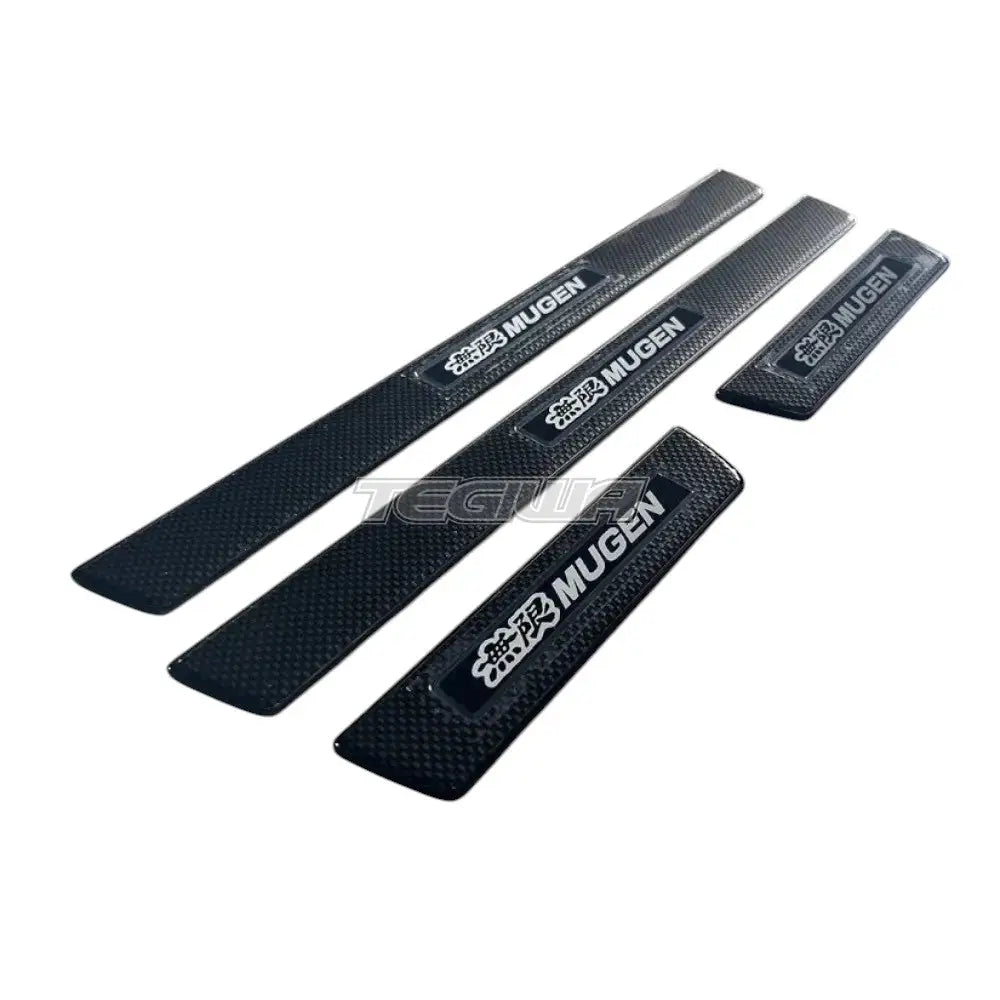 Mugen Carbon Pattern Scuff Plate Set Honda - Misc Parts and Trim